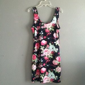 bodycon floral dress