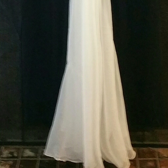 Night Way Black and White Evening Gown - Picture 3 of 4