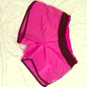 Lululemon pink running shorts size 4
