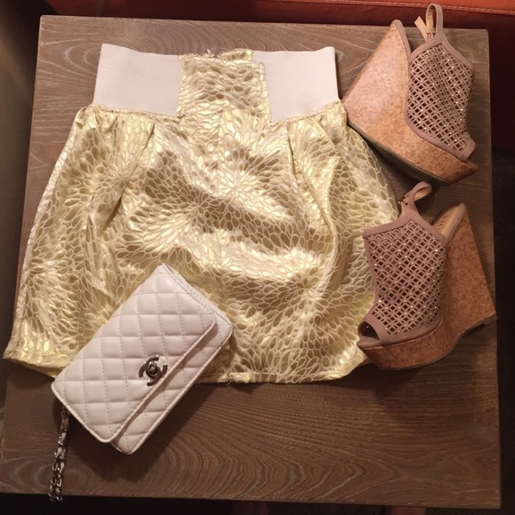 Lola Dresses & Skirts - Gold full mini skirt 🎀💕Lola