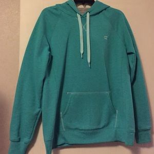 Blue fleece hoodie