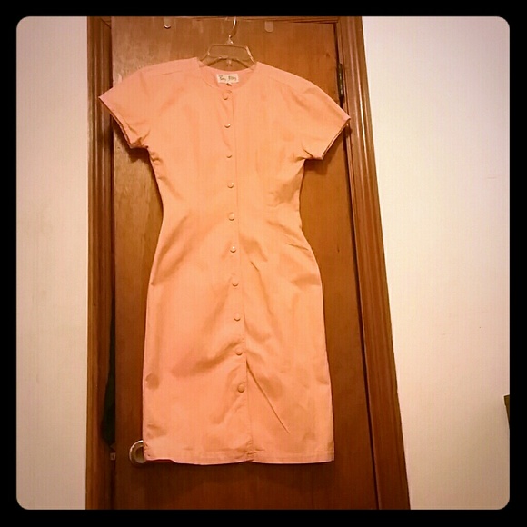 Paris Blues Vintage Salmon Denim Dress