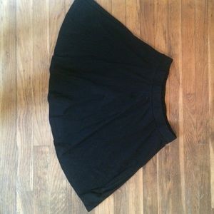 black skater (circle) skirt