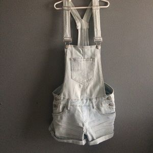 light denim shortalls