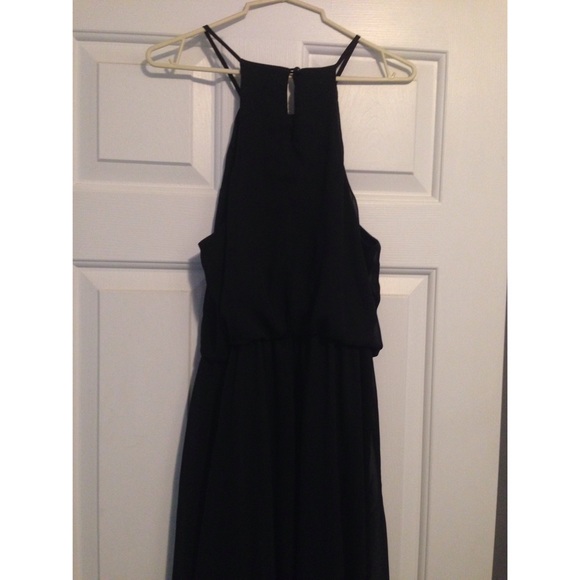 Black High Low Dress - Picture 2 of 3