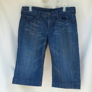 7 for all mankind dojo Capri jeans