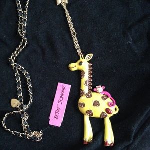 Betsy Johnson - new Giraffe Necklace