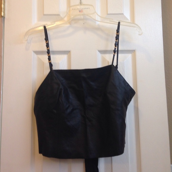 Leather tank