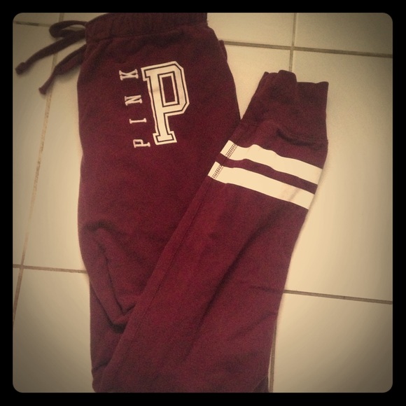 Pink sweatpants