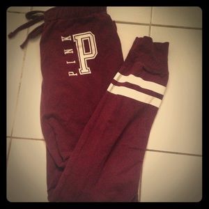 Pink sweatpants