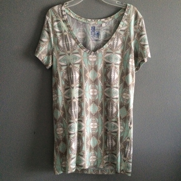aztec printed top