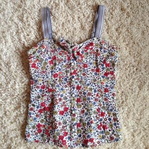 Anthropologie Floral tank
