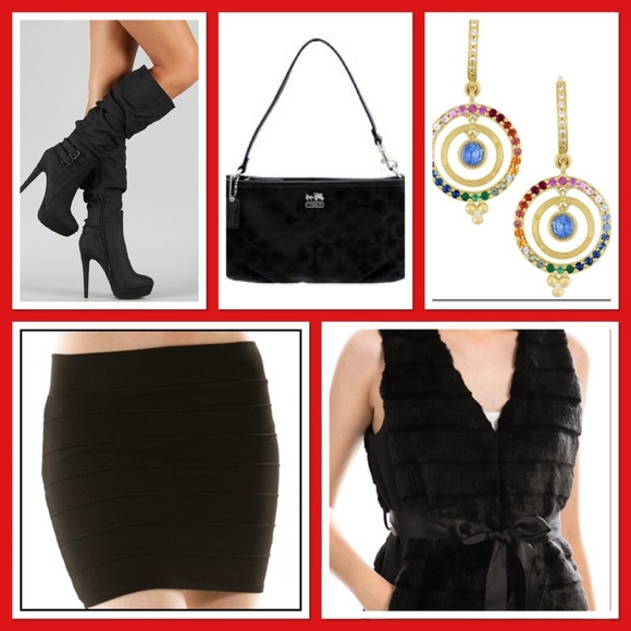 FESTIVAL READY BLACK MINI SKIRT - SMALL NWT - Picture 3 of 4