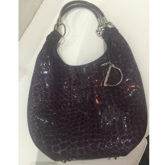 Purple Dior purse