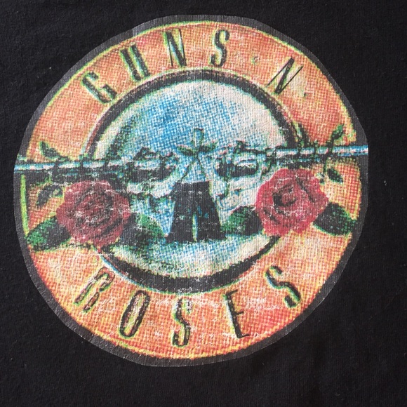 GUNS N ROSES black tee - Picture 2 of 2