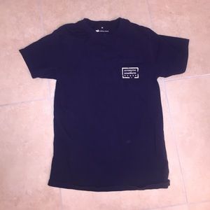 authentic southern marsh navy colored tshirt