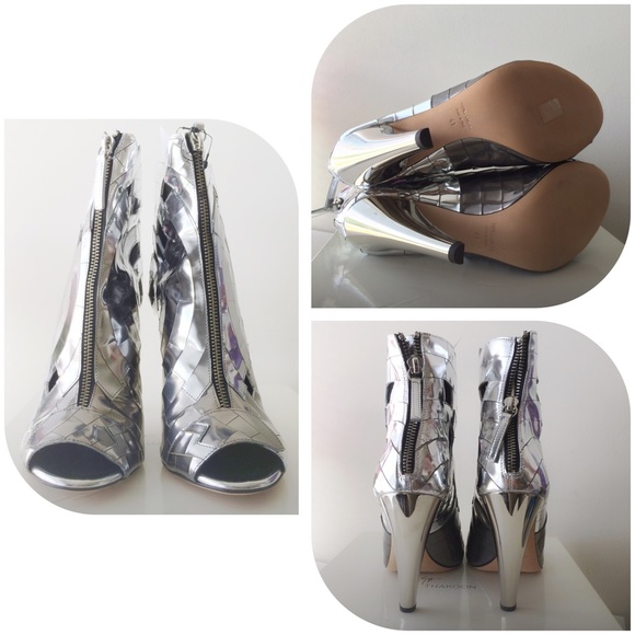 Giuseppe Zanotti Shoes - Giuseppe for Thakoon Mirror Mosaic Ankle Boots Giuseppe Zanotti Shoes - Giuseppe for Thakoon Mirror Mosaic Ankle Boots