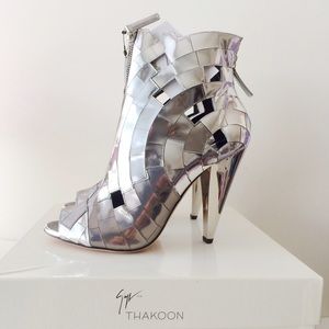 Giuseppe Zanotti Shoes - Giuseppe for Thakoon Mirror Mosaic Ankle Boots Giuseppe Zanotti Shoes - Giuseppe for Thakoon Mirror Mosaic Ankle Boots