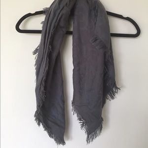 Grey pashmina square