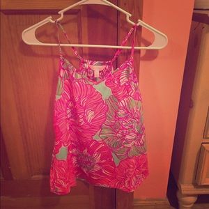 Lilly Pulitzer Dusk Racer Back Tank Top XXS NWT