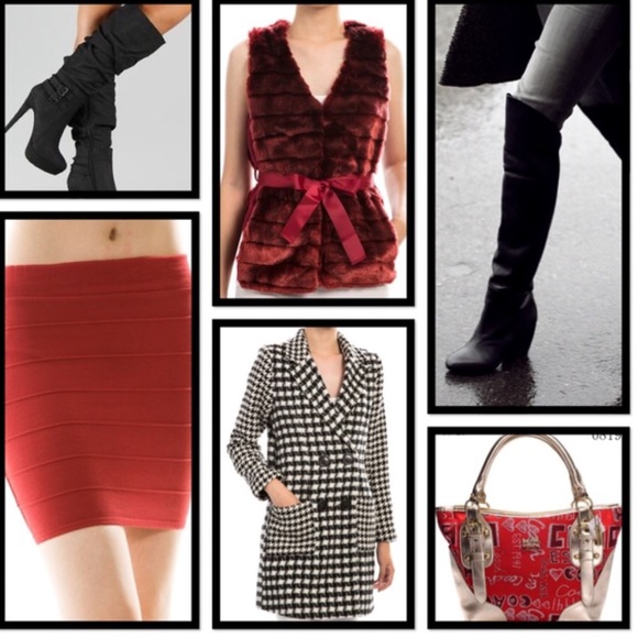 SOLD!!!!!!!FESTIVAL READY RED MINI SKIRT - MED NWT - Picture 2 of 4