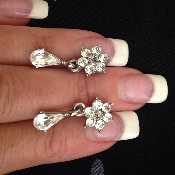 Rhinestone earrings