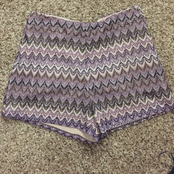 Zip up shorts