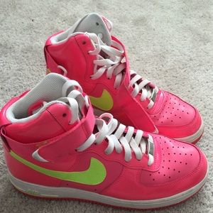 Pink/Green Nike