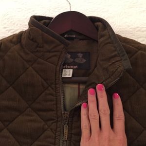 Barbour "Like New" quilted coat. Size 6 / Medium