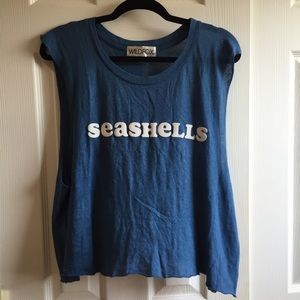 Wildfox She Sells Seashells Tank