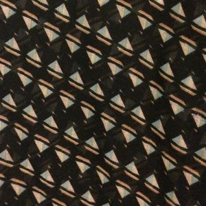 Dark blue patterned lightweight scarf