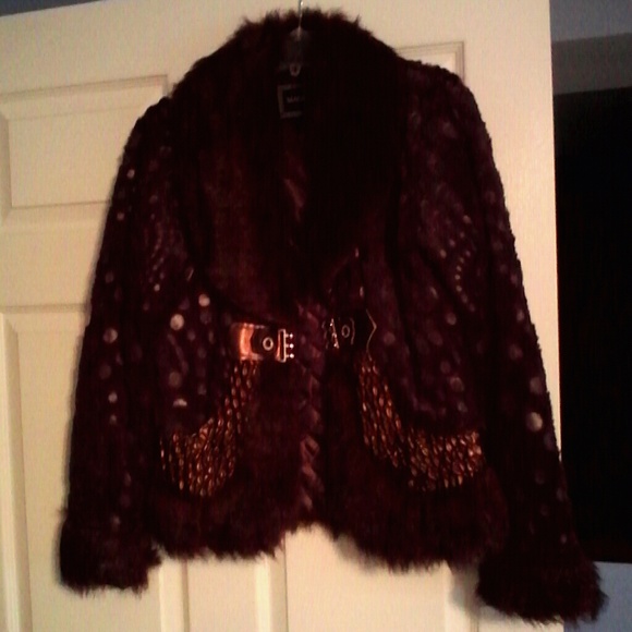 Faux fur jacket