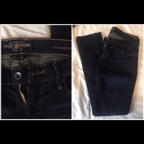 Lucky Brand Cate Stacked Skinny Jeans.