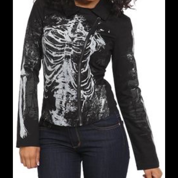 Lip service rib cage jacket
