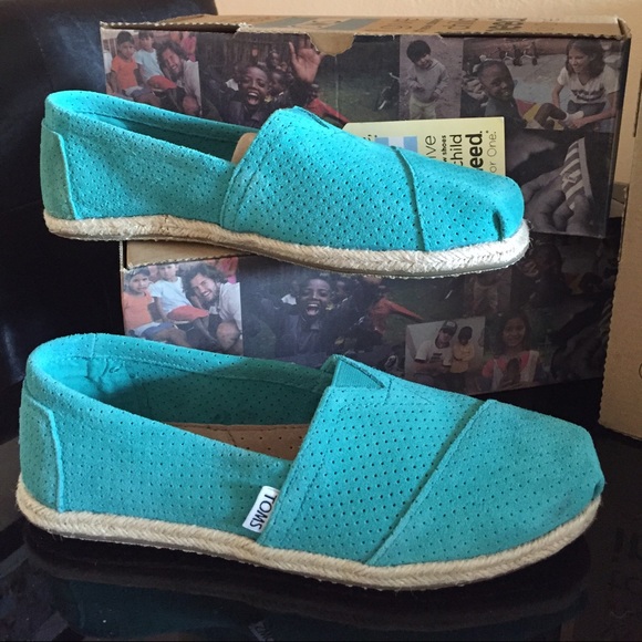 TOMS classics spectra green perf suede - Picture 3 of 4