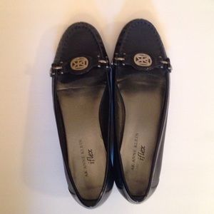 Anne Klein Navy Flats