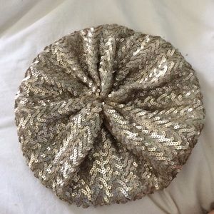 Gold beret