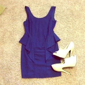 Navy cocktail dress