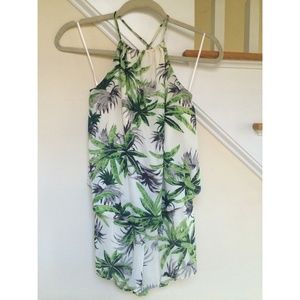 Adorable tropical print romper from Francesca's