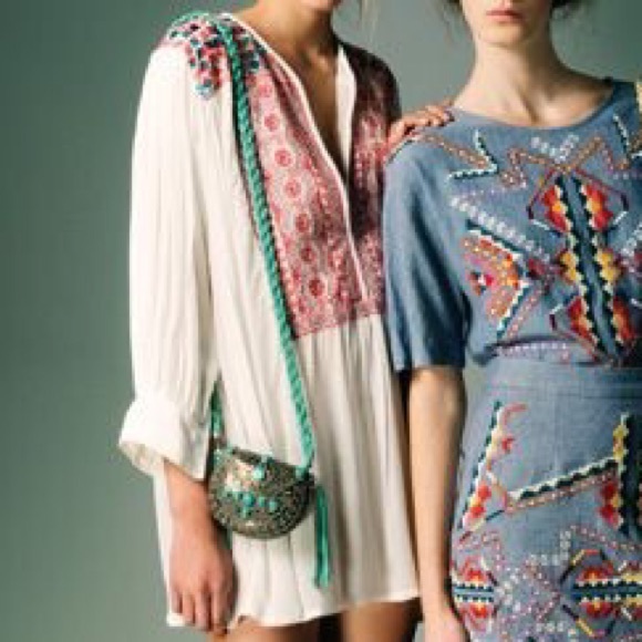 ANTIK BATIK Paris Tunic Careyes Embroidered Blouse - Picture 4 of 4