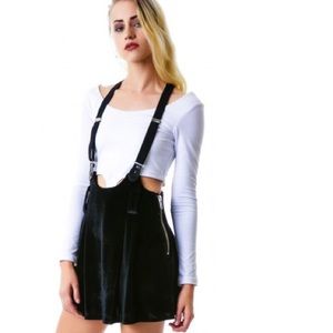Unif dropout skirt black