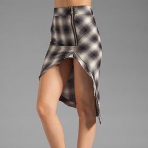 Unif dame skirt grey plaid