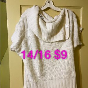 Short sleeve sweater
