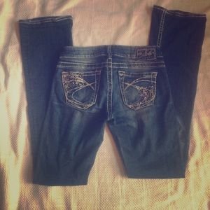 Used Silver Jeans Tuesday Bootcut W24 L33, GREAT!!