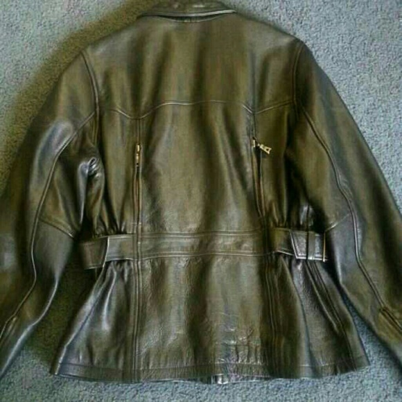 Flying bikes real leather jacket - Picture 2 of 3