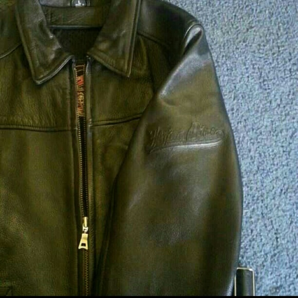 Flying bikes real leather jacket - Picture 3 of 3