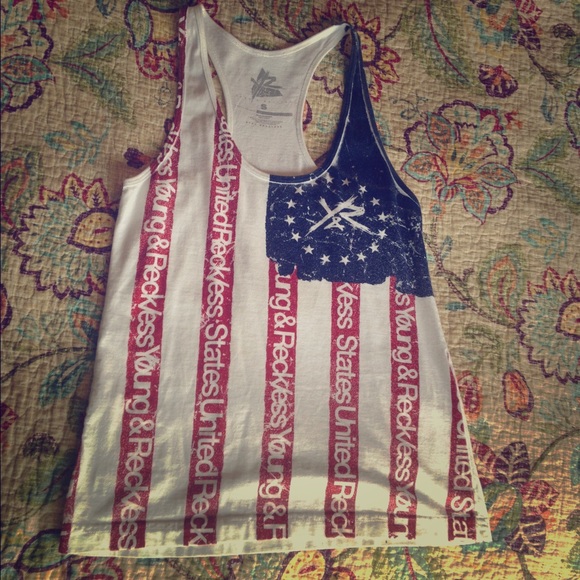 Young & Reckless American Flag Tank