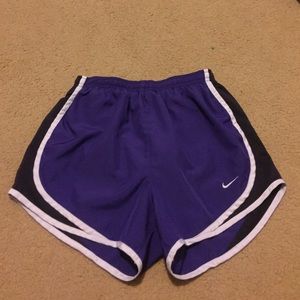 Purple Nike Running Shorts