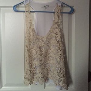 Floral lace top