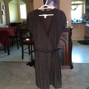 Ann Taylor Loft Chocolate Wrap Around Dress